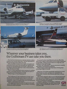 5/1992 PUB GULFSTREAM AEROSPACE GULFSTREAM IV EXECUTIVE AIRCRAFT ORIGINAL AD - Picture 1 of 1
