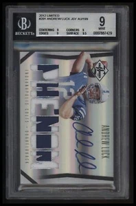 2012 Limited Andrew Luck JSY AU/199 RC BGS 9.0 - Picture 1 of 2
