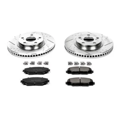 Kit de frenos deportivos PowerStop Z23 Evolution para 09-10 Pontiac Vibe delantero Foto 1 de 4