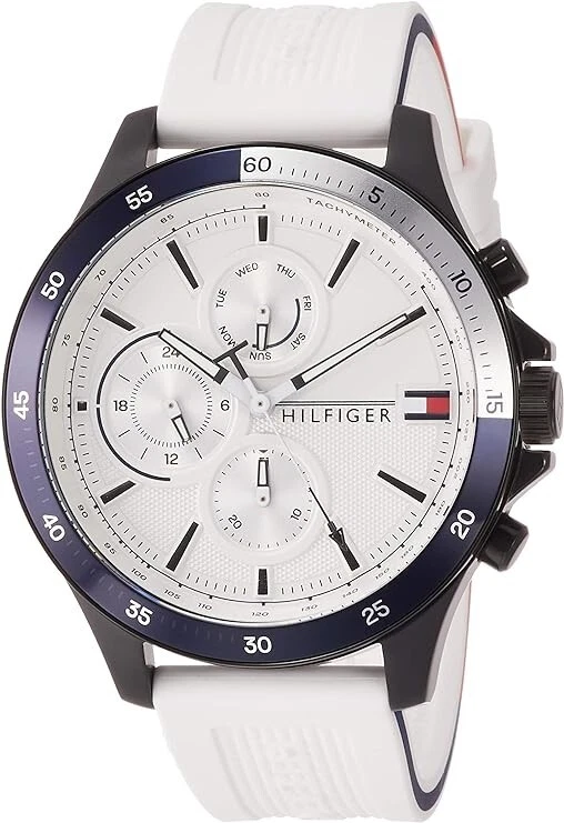 Tommy Hilfiger Watch 1791723 Men's Parallel IMPORT Goods White