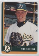 1998 Mother's Cookies Oakland Athletics Stadium Giveaway Mike Oquist #17