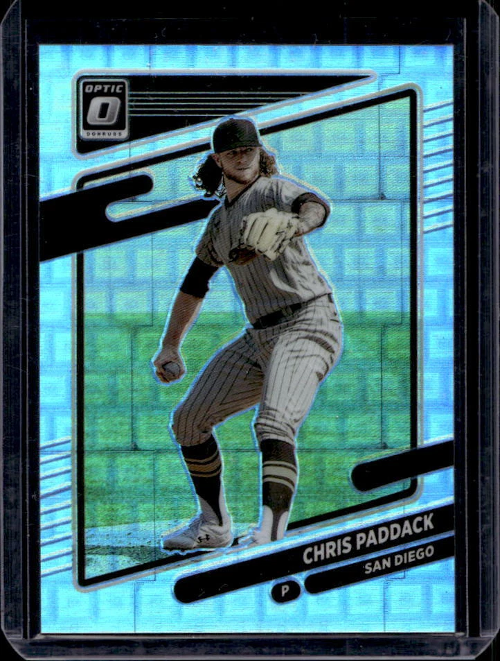 2021 Donruss Optic Chris Paddack Pandora Prizm #58/99 Padres
