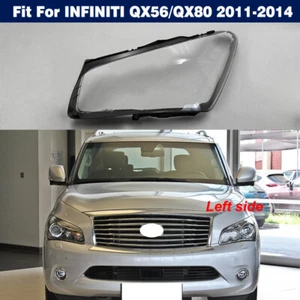 Carcasa de cubierta de lente de faro izquierdo + pegamento de sellado para INFINITI QX56/QX80 2011-2014 - Imagen 1 de 10