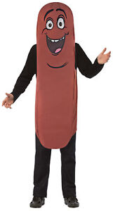 Sausage Frank Adult Men's Costume Wiener Food Tunic Halloween Rasta Imposta