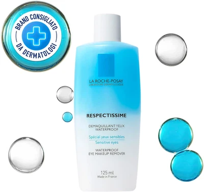 La Roche-Posay Toleriane Respectissime, Struccante Occhi Bifasico, Adatto a Pell - Immagine 1 di 4