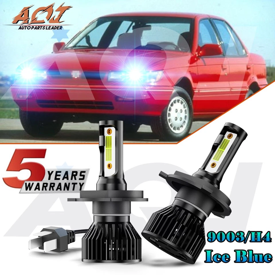 For Eagle Summit 1993-1996 LED Headlight High/Low Beam Bulbs 8000K Blue Combo - Изображение 1 из 4