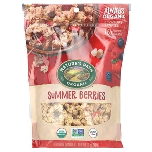 Organic Crunchy Granola, Summer Berries, 11 oz (312 g) - Picture 1 of 2