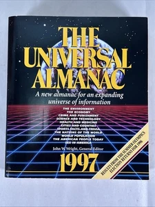 Original 1997 THE UNIVERSAL ALMANAC - Vintage Softcover - Picture 1 of 23