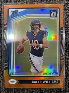 2024 Donruss Optic Caleb Williams #201 Orange Prizm Rated Rookie /249 Bears RC🔥 - Picture 1 of 2