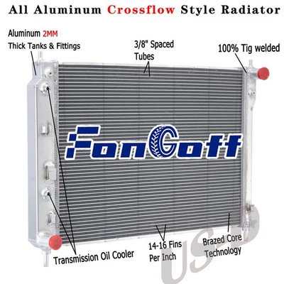 Radiador de 3 filas para Chevy Captiva Sport 2010-2015 2008-2010 Saturn Vue 2,4 L 3,6 L Foto 1 de 4