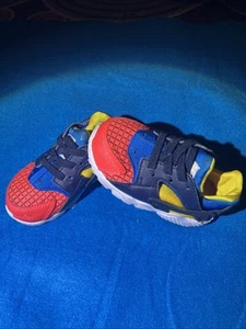 Nike Huarache "Red/Blue/Yellow" Toddler 5C - Picture 1 of 5