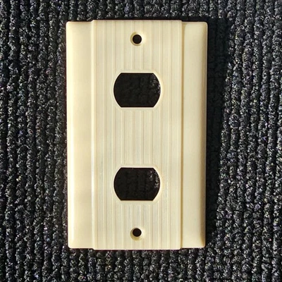 Cubierta de placa de interruptor de luz marfil DESPARD vintage UNILINE Pass Seymour 2 orificios Foto 1 de 2