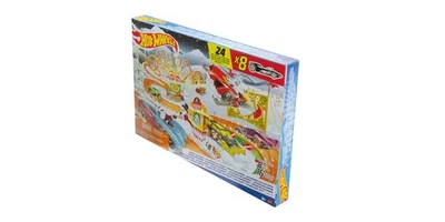 Hot Wheels Weihnachts Adventskalender 24 Überraschungen&Spielunterlage *beschVP - Bild 1 von 3