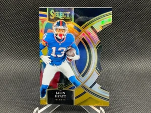 2023 Select JALIN HYATT Black Yellow Die Cut Premier RC #173 Giants - Picture 1 of 2