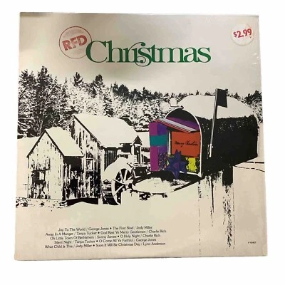 RFD Christmas Vinyl, LP, Compilation 1981 CBS– P 15427 George Jones Tanya Tucker - Image 1 of 4