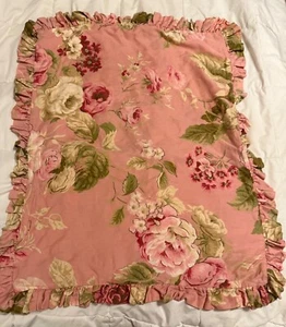 VTG Chris Madden JC Penney home Floral Ruffled Standard Sham Shabby Cottage Chic - Picture 1 of 10