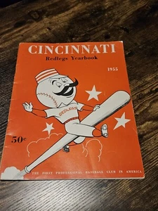 1955 Cincinnati Redlegs Yearbook Ted Kluszewski MLB - Picture 1 of 15