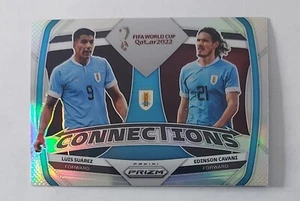 2022 Panini Prizm LUIS SUAREZ / EDINSON CAVANI Connections Silver Prizm #18 - Picture 1 of 2