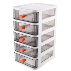 Five-layer Storage Box Office Case Tabletop Drawer Plastic Drawers Organizer - Picture 1 of 12