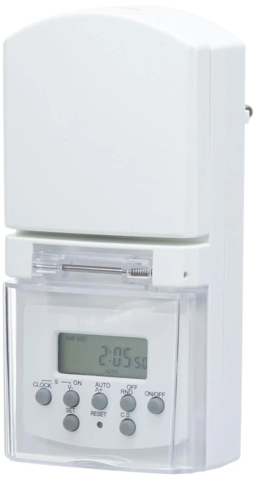 Wochenzeitschaltuhr Mini mit digitaler Anzeige für den Außenbereich inkl. Kin... - Bild 1 von 4