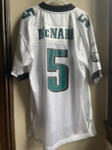 Donovan McNabb Philadelphia Eagles #5 Reebok NFL Jersey Mens LARGE White NEW!
