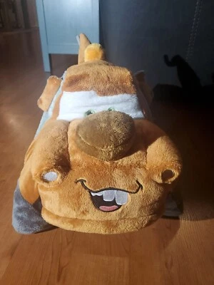 Disney Pixar Cars Tow Mater 18” Almohada de felpa plegable animal de peluche para mascotas Foto 1 de 4