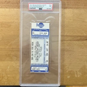 1996 Tibetan Freedom Concert Ticket PSA 9 - Red Hot Chili Peppers, RATM - Picture 1 of 6