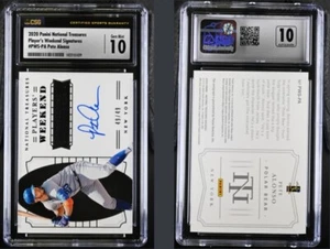 2020 PANINI NATIONAL TREASURES PLAYERS WEEKEND PETE ALONSO 49/49 CSG 10 - Imagen 1 de 1