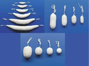 Model Ship Rope Fenders Choice of Sizes - Model Boat Fittings - Picture 1 of 15