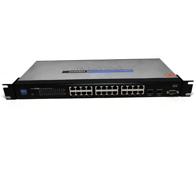 Linksys 24-Port 10/100/1000 Managed Gigabit Switch with WebView - Image 1 of 4