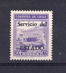 CHILE 1939 SERVICIO DEL ESTADO MNH 50c minning Sc.O41 - Picture 1 of 1