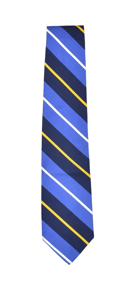 Corbata de seda floral a rayas con logotipo de pony hecha a mano Polo Ralph Lauren nueva $125 Foto 1 de 1