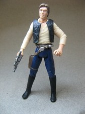 MINT Han Solo POTF2 Hasbro / Kenner Star Wars 1/18 figure 1999 & gun