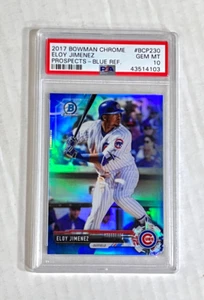 ELOY JIMENEZ 2017 Bowman Chrome BLUE REF SP RC 061/150! PSA GEM MINT 10! #BCP230 - Picture 1 of 4