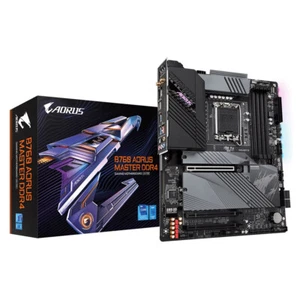 Gigabyte B760 AORUS MASTER DDR4 Intel LGA 1700 ATX Motherboard, 4x DDR4 ~128GB, - Picture 1 of 1