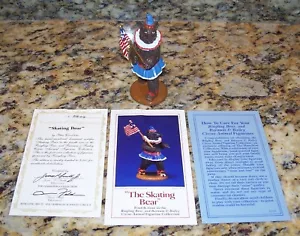 Hamilton Collection Ringling Bros. Barnum Bailey Circus, Skating Bear Figurine - Picture 1 of 7