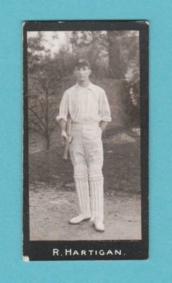 CRICKET - F. & J. SMITH - RARE CRICKETER CARD NO. 17 - HARTIGAN OF N.S.W. - 1912 - Image 1 of 2