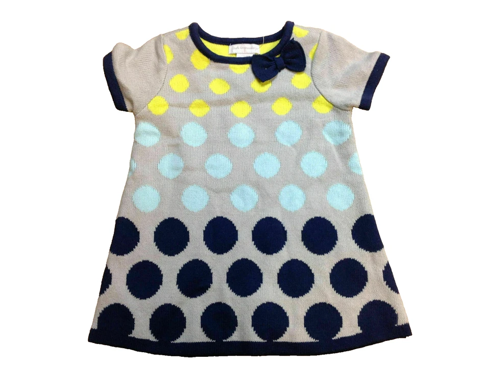 Top túnica de punto First Impressions bebé niña, azul medieval, 6-9 M Foto 1 de 1