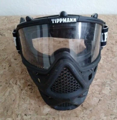 Tippmann 护目镜系统面膜彩弹黑色  — 第 1/4 张图片