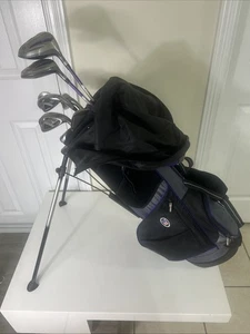 U.S. Kids Golf 7 Club Set Carry Bag UL54 WT-15u Purple Black USKG RH Right - Picture 1 of 13