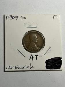 1909-S LINCOLN CENT VF DETAILS KEY DATE - Picture 1 of 4