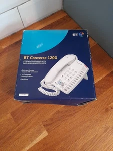 BT Converse 1200 Corded Telephone With Data And Headset Ports With Hands Free Sp - Picture 1 of 5