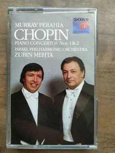 Murray Perahia Chopin Piano Concertos NOS 1 2 - Zubin Mehta / Cassette - Picture 1 of 2