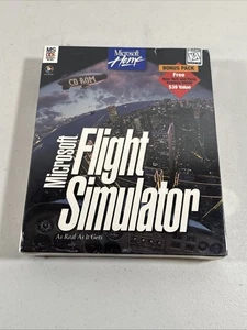 Microsoft Flight Simulator 5.1 (PC, 1995) Sealed New in Box - Picture 1 of 6