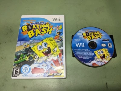 SpongeBob's Boating Bash Nintendo Wii Disk and Case - Image 1 of 4