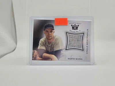 Harvey Kuenn 2021 Sportkings Volume 3 Memorabilia Game Worn Relic SM-HK - Image 1 of 2