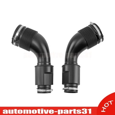 Par de tubos de manguera de admisión de aire trasero izquierdo y derecho del motor para Audi A8 D4 S8 4H 4,0 L Foto 1 de 4