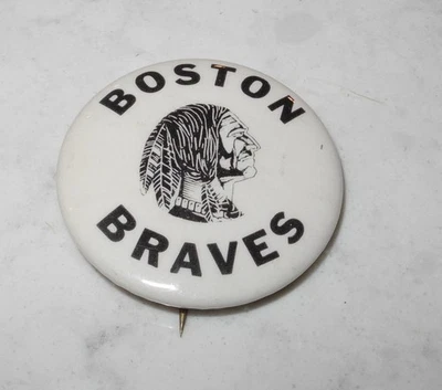 1948 Baseball Boston Braves World Series National League Champions Pin Button - Image 1 of 2