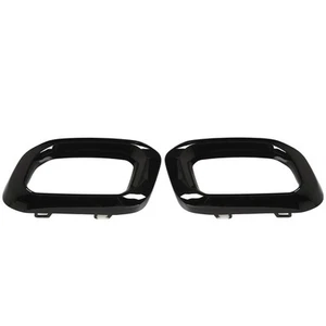 *Glossy Black Exhaust Tip Cover Trims Bezel Fit For GLC GLE GLS‑Class X253 - Zdjęcie 1 z 12