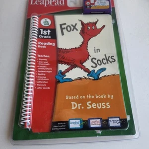 LeapPad Fox in Socks Dr Seuss 1st Grade Interactive Book and Cartridge. - Picture 1 of 2